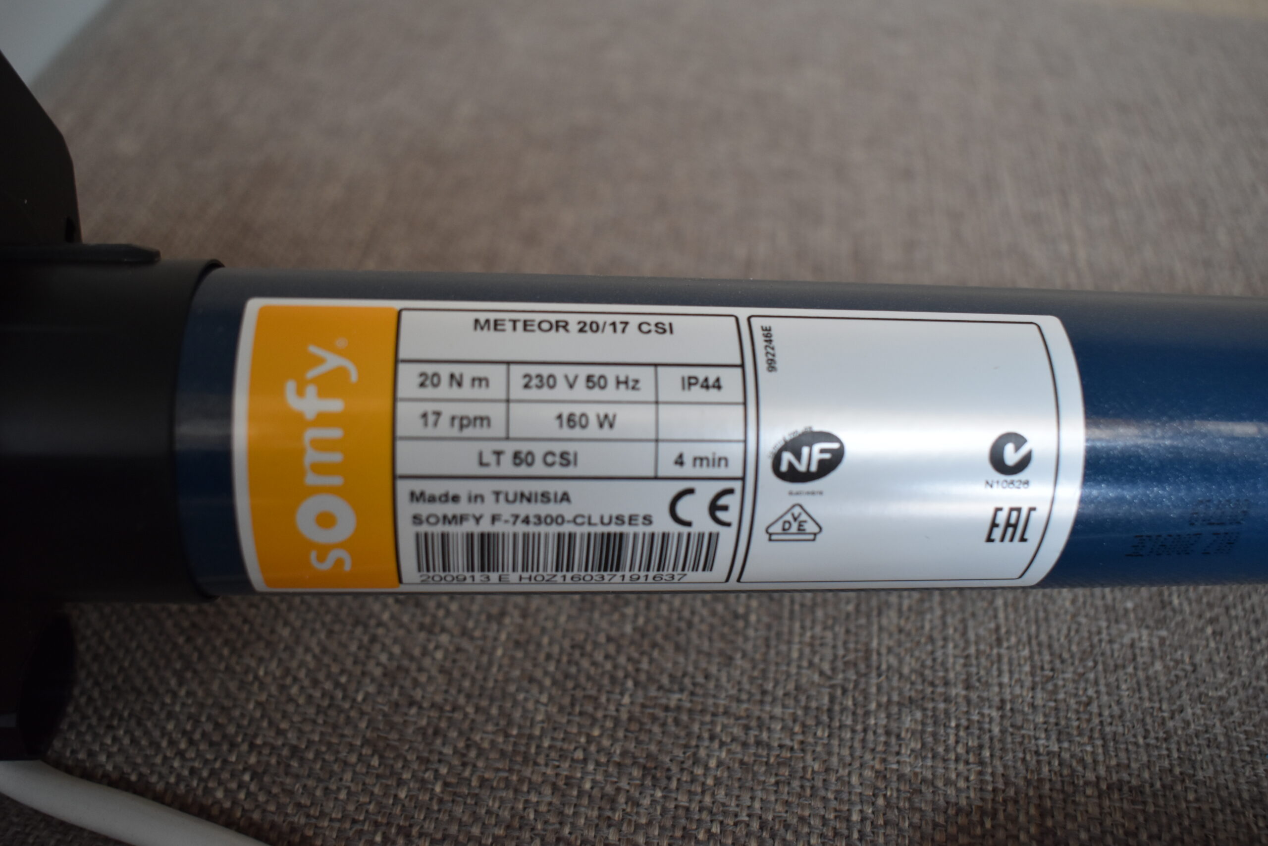 Somfy Elektromotor Frontrollladen METEOR 20/17 CSI