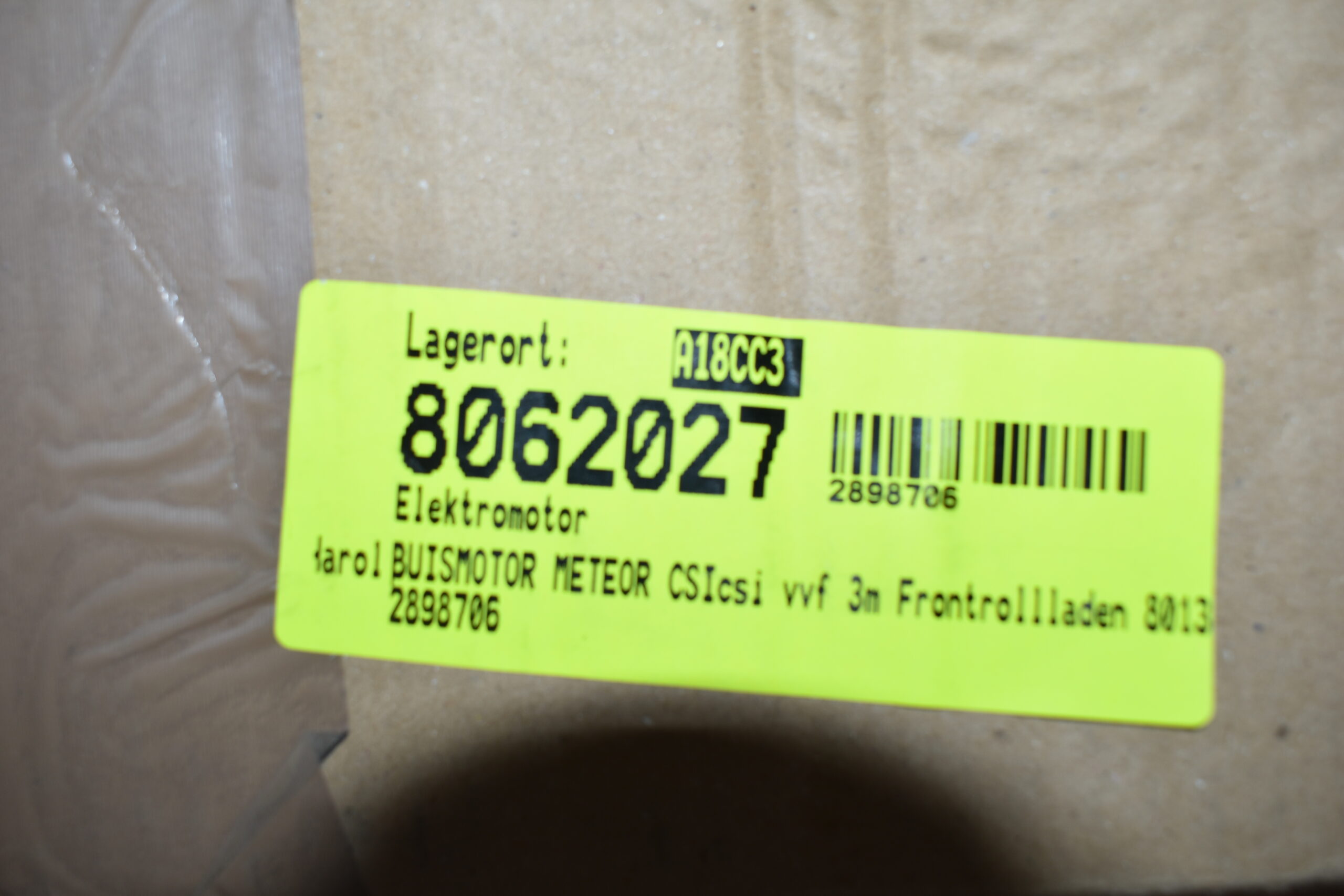 Somfy Elektromotor Frontrollladen METEOR 20/17 CSI