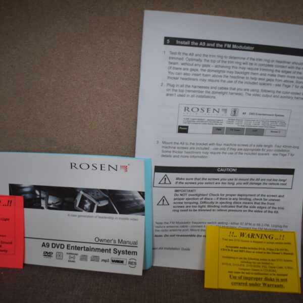 Rosen Entertainment Systems A9 DVD Player