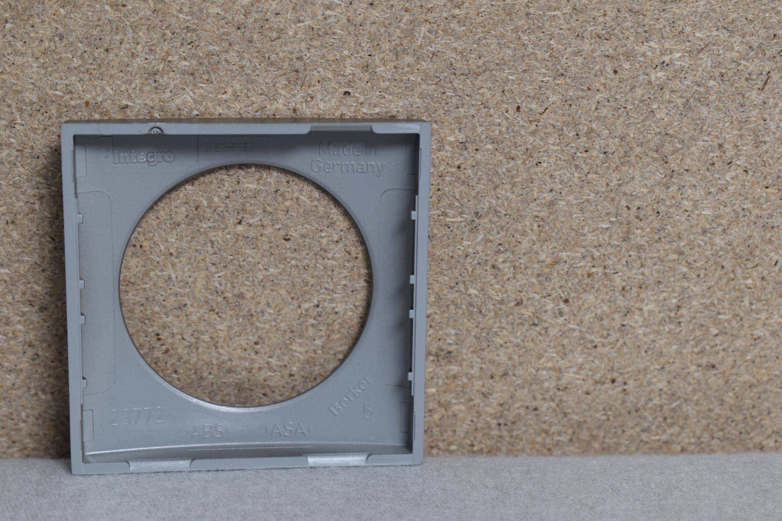 Berker Integro Schalter Abdeckung 23772 Silber matt