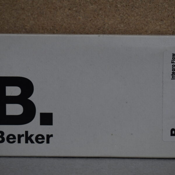 Berker Integro Flow Schalter Abdeckung Rahmen 2fach schwarz glänzend