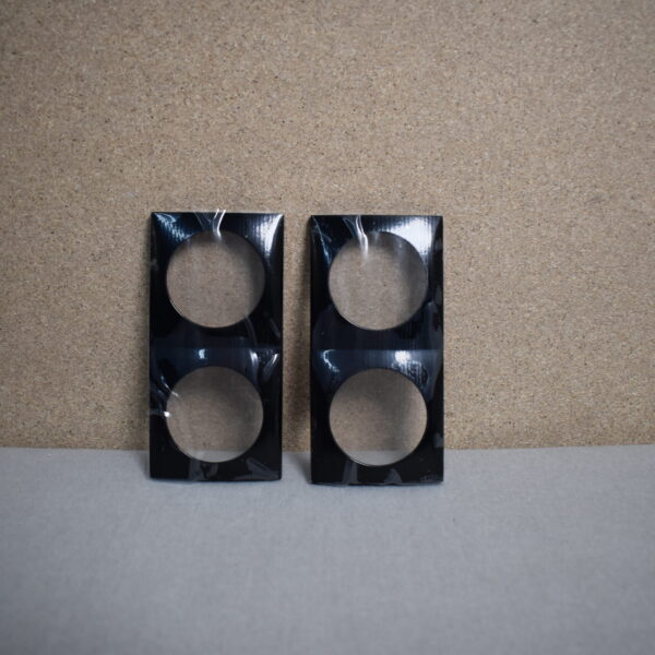 Berker Integro Flow Schalter Abdeckung Rahmen 2fach schwarz glänzend