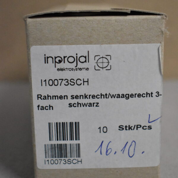 Inprojal Rahmen 3fach schwarz