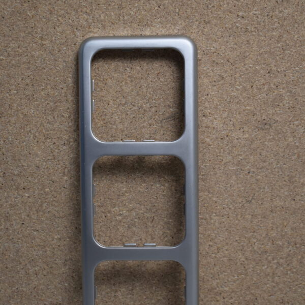 Vedder 3fach Rahmen 10073HG silber matt