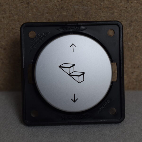 Berker Wippschalter Trittstufe silber matt