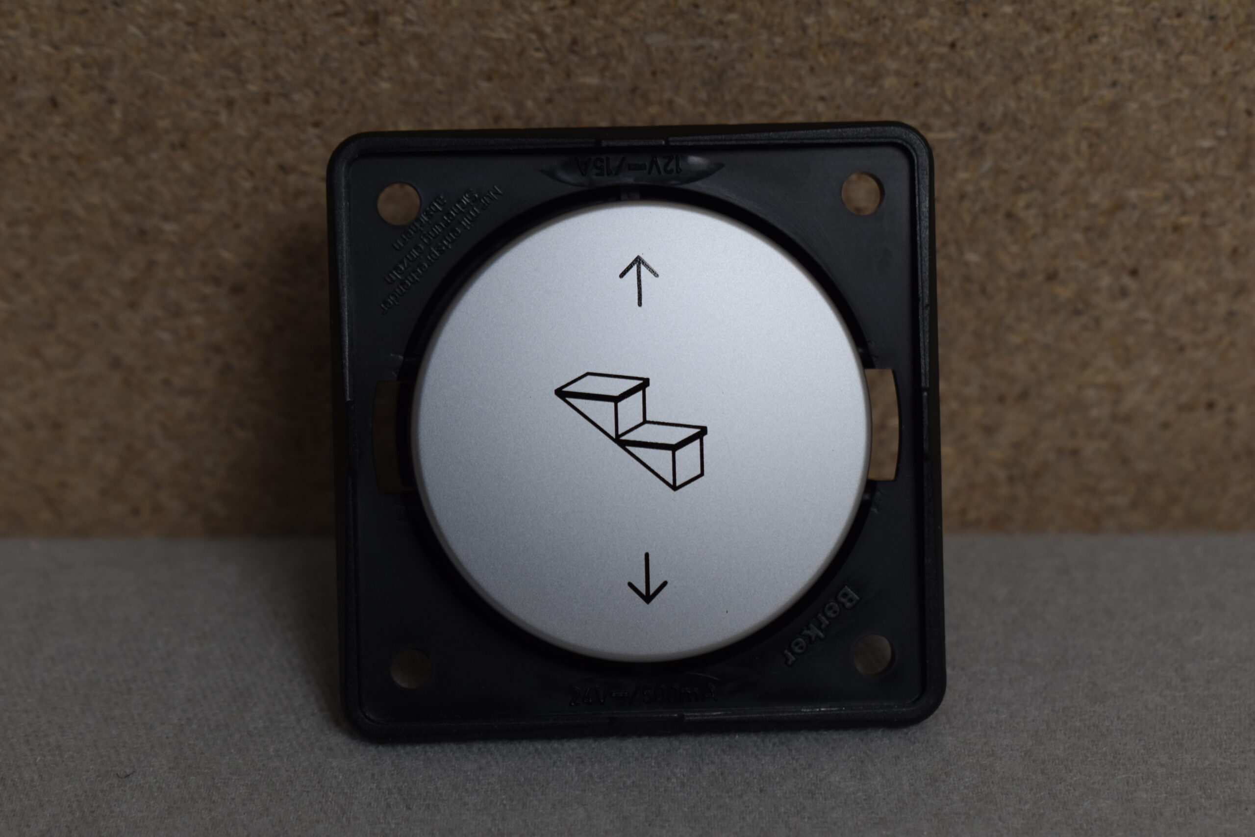 Berker Wippschalter Trittstufe silber matt