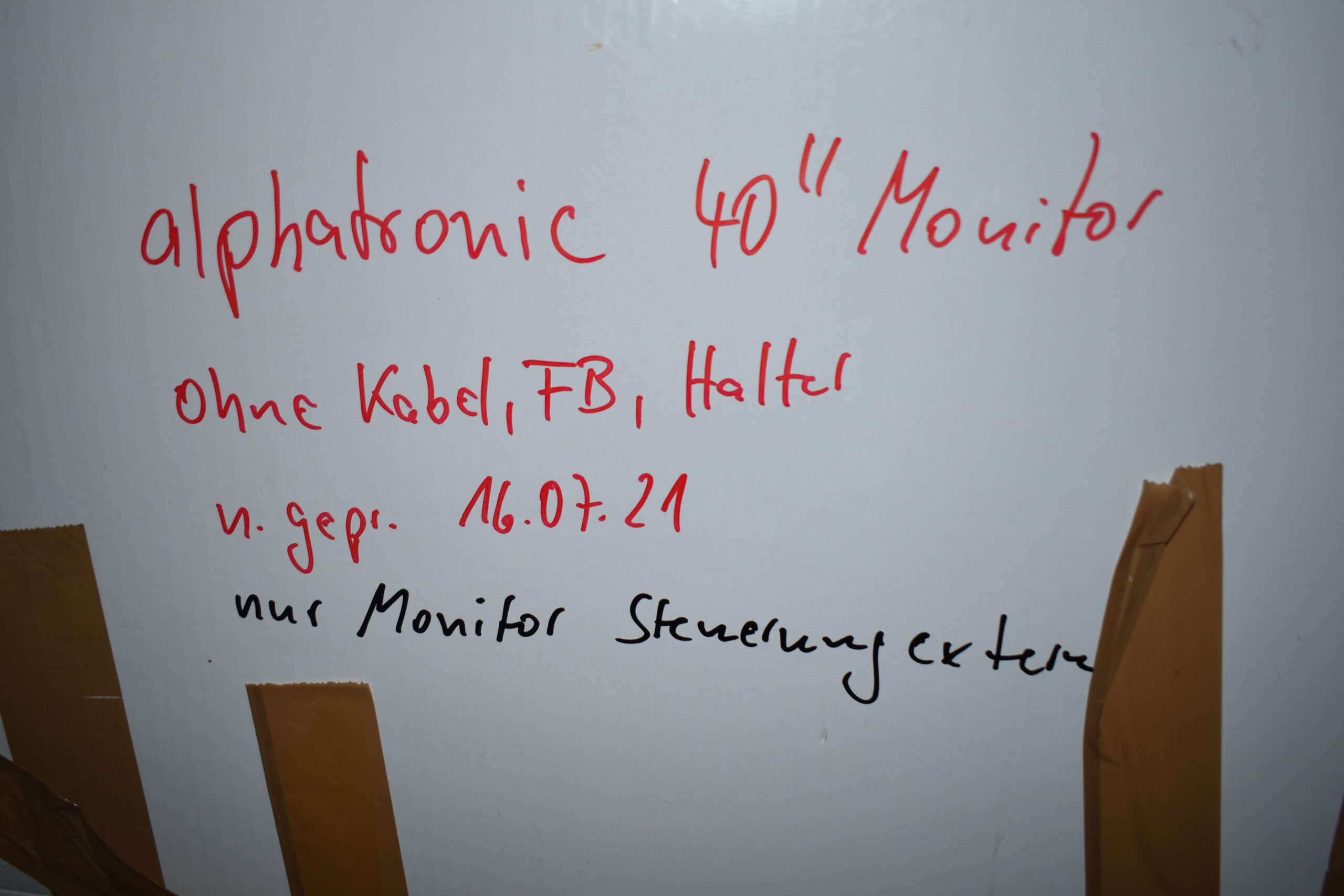 Alphatronics TV Modell: S-40 Panel 40"