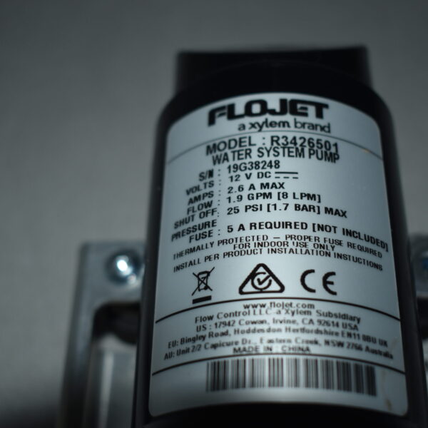 Flojet Wasserpumpe mit Adapter Model: R3426501