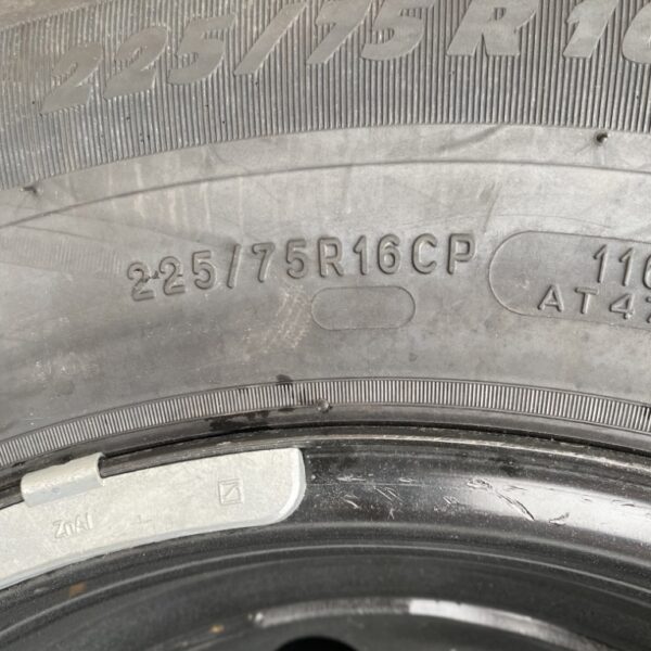 Michelin Agilis Camping Komplettrad , 225/75 R16 CP 116 Q, M+S ET 68 Fiat Ducato