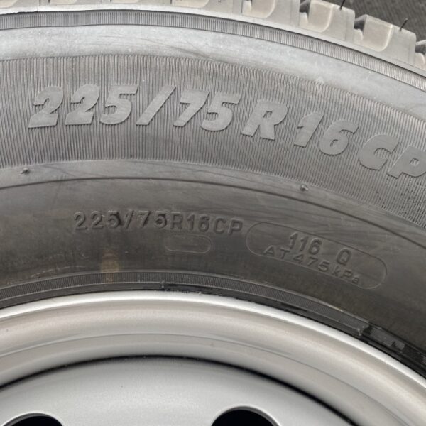 Michelin Agilis Camping Komplettrad , 225/75 R16 CP 116 Q, M+S ET 68 Fiat Ducato