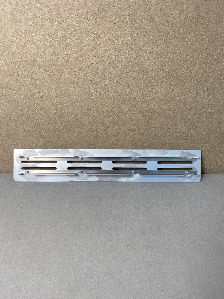 Belüftungsgitter silber 40 x 7cm – Bild 2