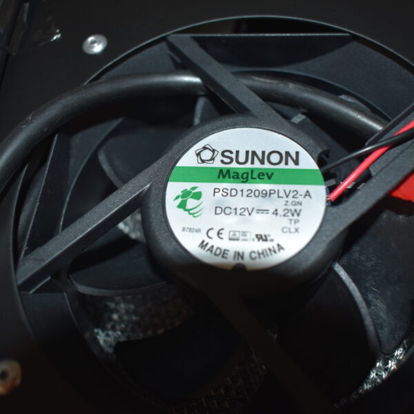 Abluft-Dunstabzugshaube Baraldi Flat 12V, ca. 45x28x5cm, schwarz/silber Wohnmobil