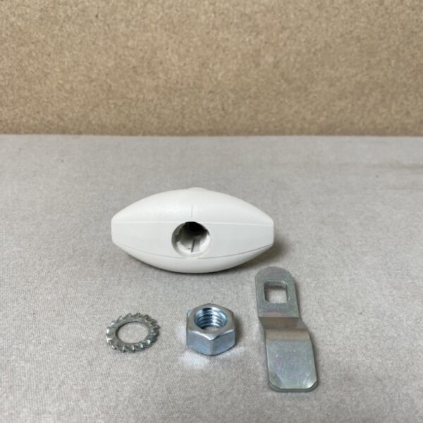 Kofferklappenschloss Klappenschloss bis 32mm weiß