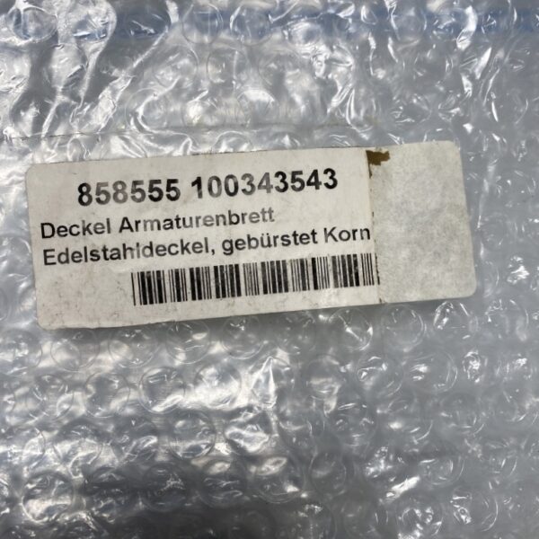 Alternative view of Deckel Armaturenbrett Edelstahl gebürstet Korn 240 37,5 x 23cm