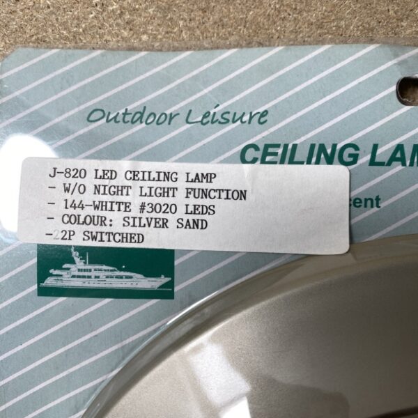 Outdoor Leisure LED Ceiling Lampe silber / Sand