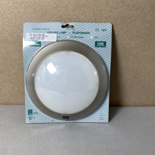 Outdoor Leisure LED Ceiling Lampe silber / Sand