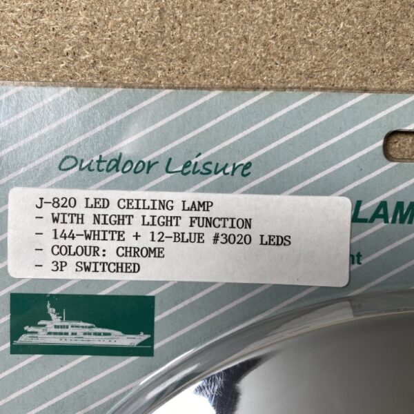 Outdoor Leisure LED Ceiling Lampe chrome