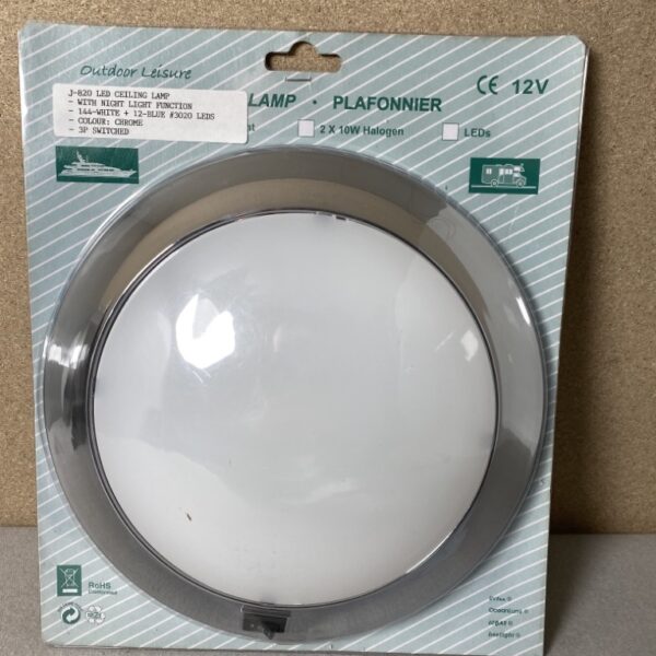 Outdoor Leisure LED Ceiling Lampe chrome