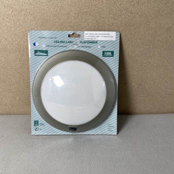 Outdoor Leisure LED Ceiling Lampe silber-Sand