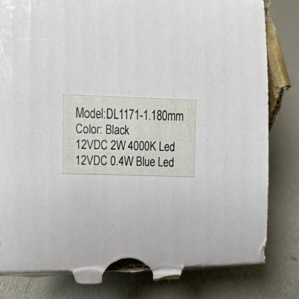 Schwanenhalslampe / Leselampe LED mit USB-Anschluss 18cm Black 12 V