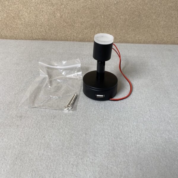 Leselampe LED mit USB-Anschluss 10cm Black 12 V
