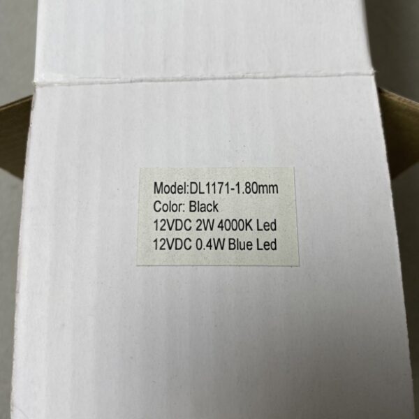 Leselampe LED mit USB-Anschluss 18cm Black 12 V