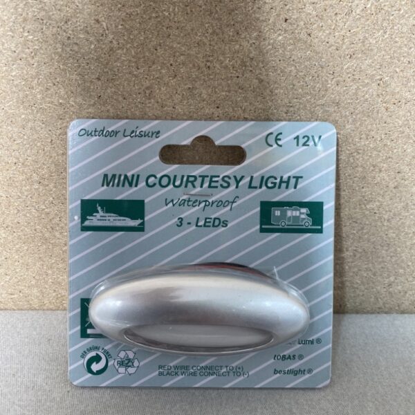 Outdoor Leisure Mini Courtesy Light silber 12V