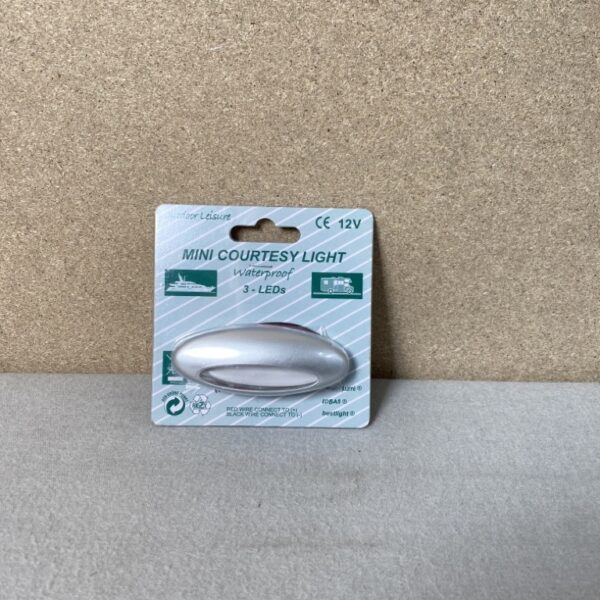 Outdoor Leisure Mini Courtesy Light silber 12V