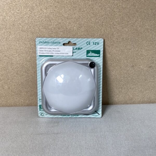 Outdoor Leisure LED Ceiling Lampe 12V Silber / grau