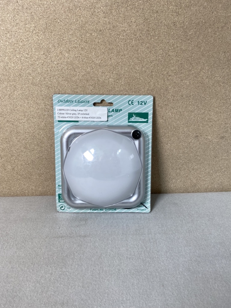 Outdoor Leisure LED Ceiling Lampe 12V Silber / grau