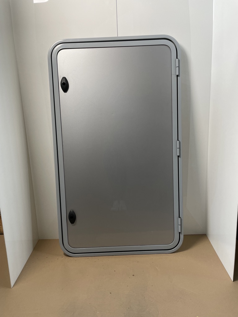 Klappenrahmen, Serviceklappe grau, 700 x 1205 mm, für Wohnmobil