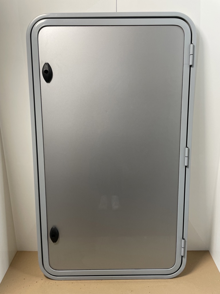Klappenrahmen, Serviceklappe grau, 700 x 1205 mm, für Wohnmobil – Bild 3