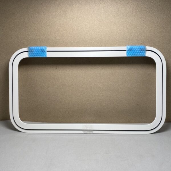 Klappenrahmen für Serviceklappe 430x800mm RAL 9010 Alu pulverbeschichtet