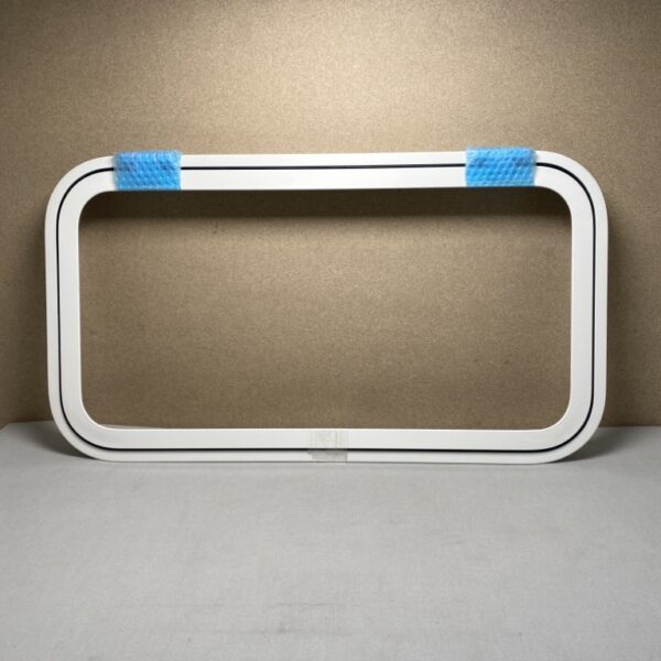 Klappenrahmen für Serviceklappe 430x800mm RAL 9010 Alu pulverbeschichtet