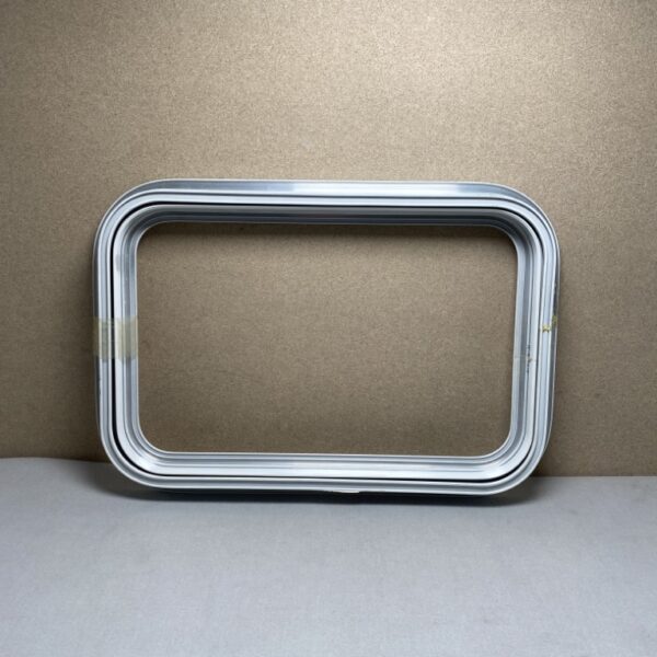 Klappenrahmen für Serviceklappe 370x550mm RAL 9002 Alu pulverbeschichtet