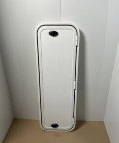 Klappenrahmen, Serviceklappe weiß, ca. 1100 x 360 mm, für Wohnmobil