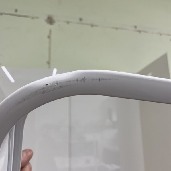 Aufbautür mit Rahmen Wohnmobil, weiß/grau