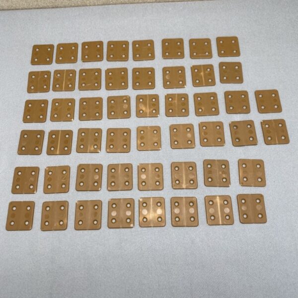 FaWo Möbelscharnier / Kunststoffscharnier 4x4,5 cm 50 Stück