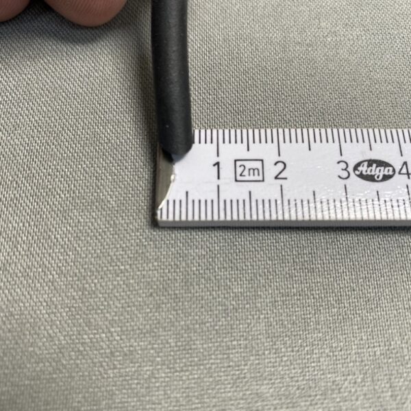 Rundriemen / Moosgummi Dichtung, schwarz, Durchmesser 6mm 10m