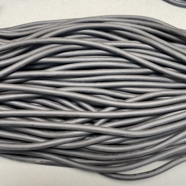 Rundriemen / Moosgummi Dichtung, schwarz, Durchmesser 6mm 10m