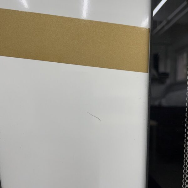 Hartal Aufbautür 190x60cm für Wohnmobil, weiß/grau