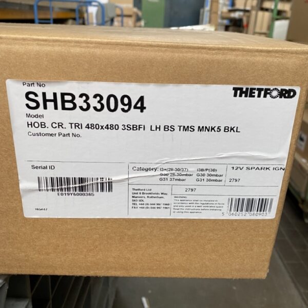 Thetford Gaskocher SHB 33094, 3-flammig, gebraucht