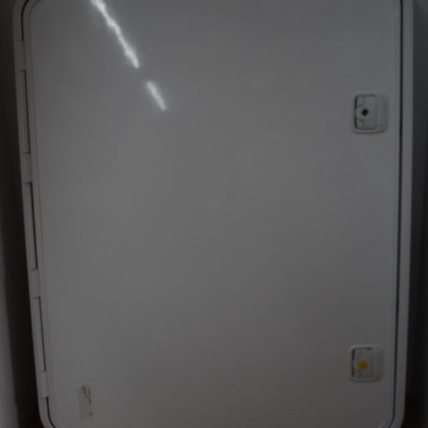 Serviceklappe weiß, 950 x 1200 mm, RAL 9010 Alu pulverbeschichtet