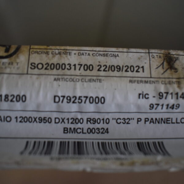 Serviceklappe weiß, 950 x 1200 mm, RAL 9010 Alu pulverbeschichtet