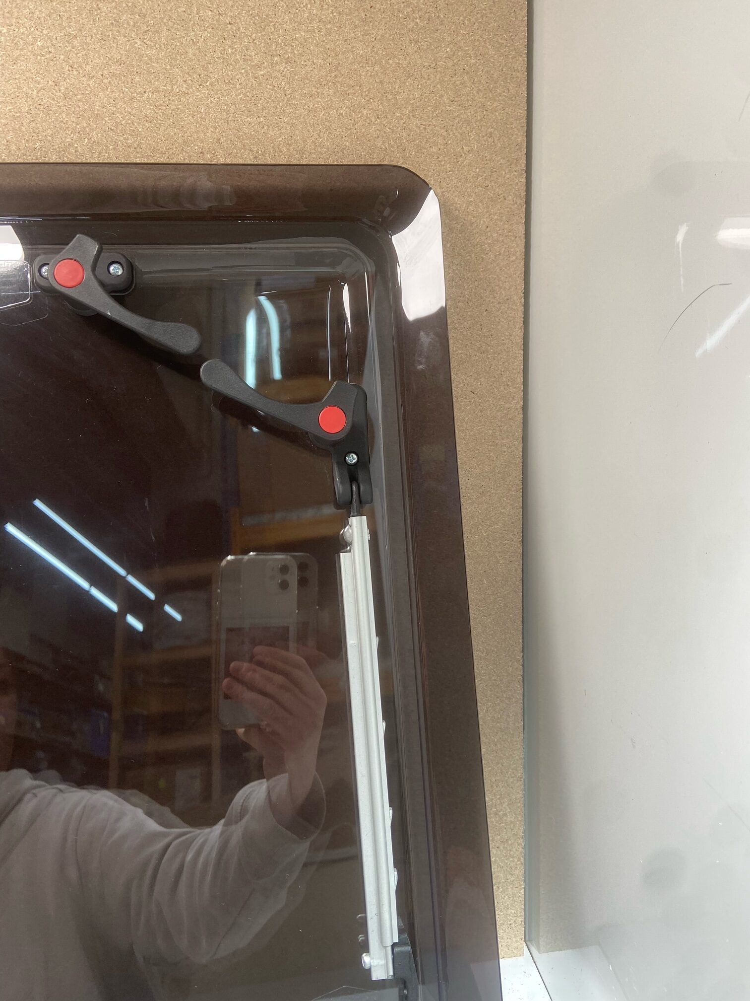 Plastoform Ersatzscheibe Schwarz getönt 1000x40mm, 43R-012458