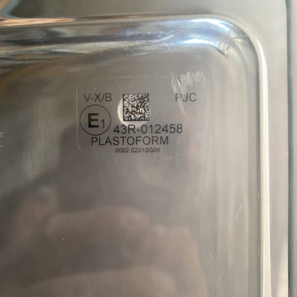 Plastoform Ersatzscheibe Schwarz getönt 1000x40mm, 43R-012458