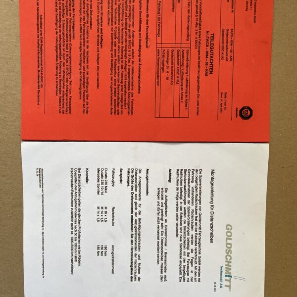 Spurverbreiterung für Concorde Daily, für zwei Räder