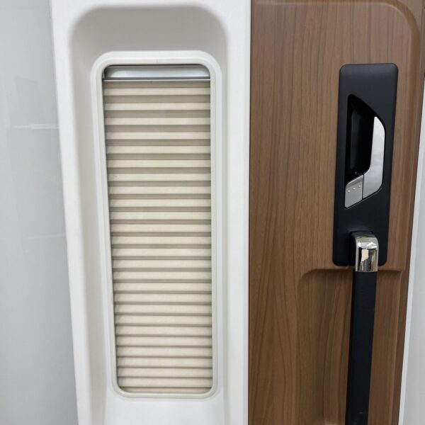 Tegos Aufbautür ohne Rahmen Wohnmobil, weiß/grau