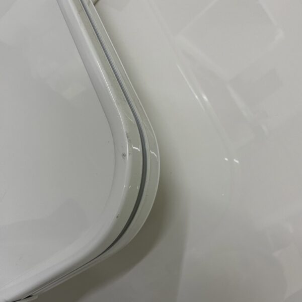 Tegos Aufbautür ohne Rahmen Wohnmobil, weiß/grau