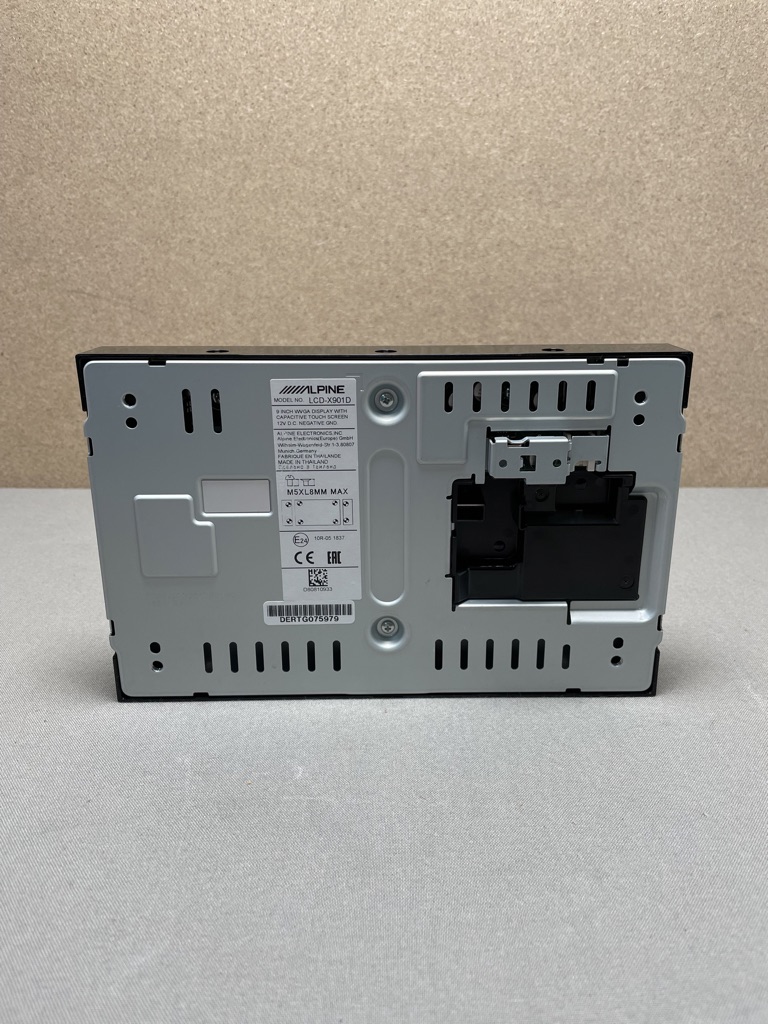 Alpine Monitor LCD-X901D, für Rückfahrkamera